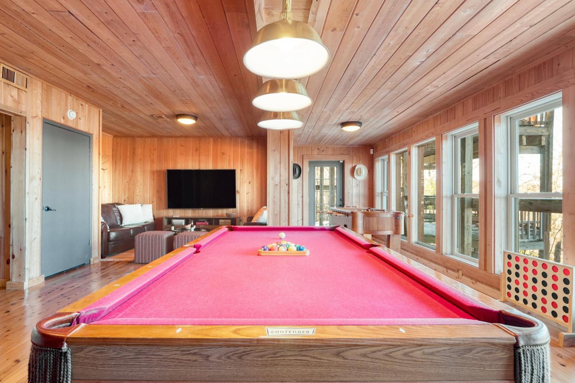Fontana By Avantstay Gorgeous Mountain Cabin W Views Hot Tub Game Room ガトリンバーグ エクステリア 写真